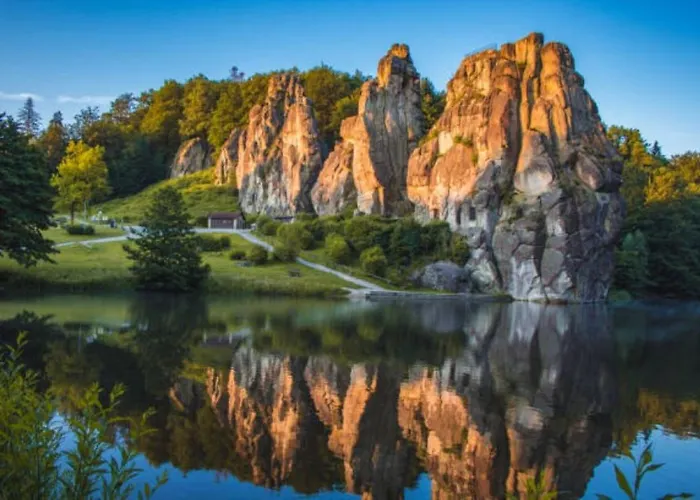 公寓 Fewohome Lothe Schwalenberg Schiedersee 席德尔·施瓦伦贝尔